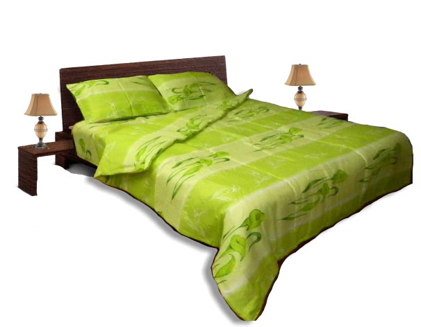 Олекотен спален комплект Памук зелен спалня 180-220
